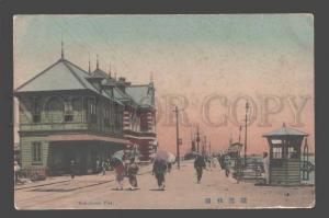 086007 JAPAN Yokohama Pier Vintage tinted PC