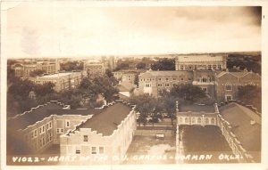 J69/ Norman Oklahoma RPPC Postcard c1910 University Campus Building  140