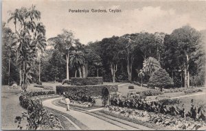 Sri Lanka Ceylon Perandeniya Gardens Postcard C132