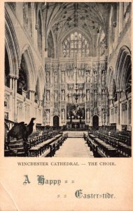 England Winchester Cathedral The Choir Happy Eastertide 1906