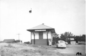 J42/ Malta Bend Missouri RPPC Postcard c1950s Railroad Depot Station  125