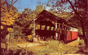 Covered Bridge on Laurel Hill Creek Somerset County, Pennsylvania PA  