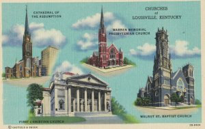 LOUISVILLE , Kentucky, 1930-40s ; 4 churches