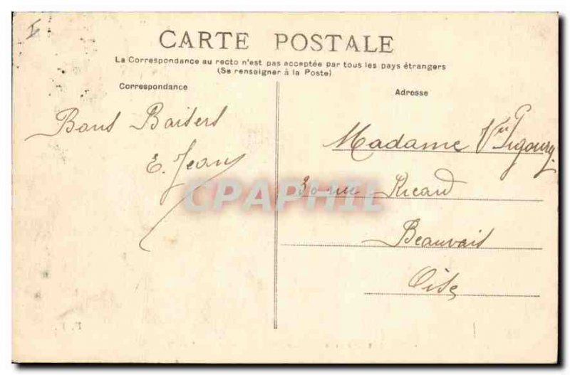 Postcard Old Paris Concorde Square VIII stop