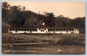 Wales Wisconsin~State Tuberculosis Sanatorium~Calumet Cottage~c1910 RPPC