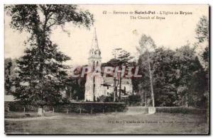 Near Saint Pol - L & # 39Eglise of Bryas - Old Postcard