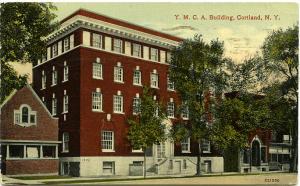 The YMCA Building - Cortland NY, New York - pm 1941 - DB