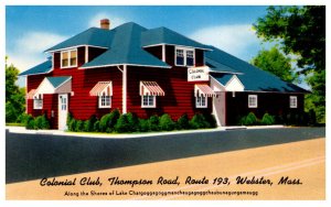 Massachusetts  Webster  Colonial Club Restaurant