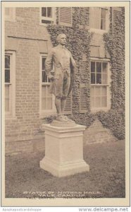 Connecticut New Haven Statue Of Nathan Hale Yale Campus Albertype