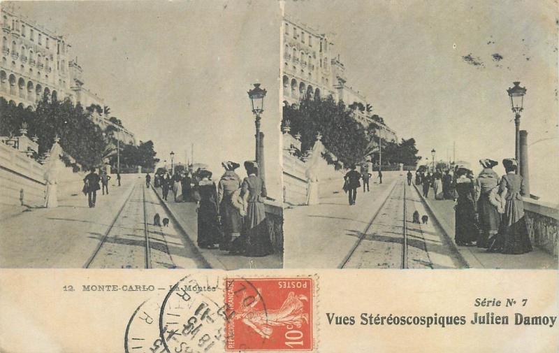 Lot 27 early stereo views all MONACO Casino Monte Carlo stereographic views 