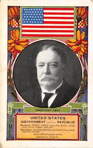 President Taft United States Government Republic View Postcard Backing 