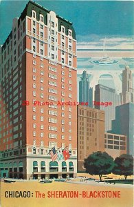 8 Postcards, Chicago Illinois, Hotel Interior & Exterior Views