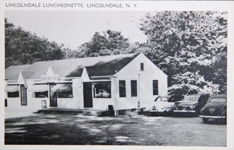 Lincolndale Luncheonette Lincondale NY New York Restaurant Vintage Postcard D33