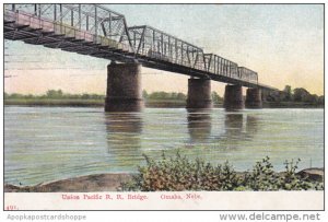 Nebraska Omaha Union Pacific Railroad Bridge 1909