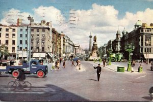 Ireland Dublin O'Connell Street With Policeman Directing Traffic 1956