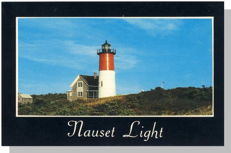Eastham, Massachusetts/MM Postcard, Nauset Light/Lighthouse, Cape Cod