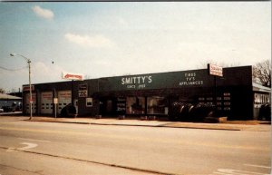 Manchester, IA Iowa  SMITTY'S Tires~TV's~Appliance Sales  ADVERTISING  Postcard