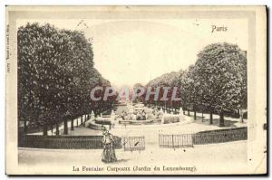 CPA Paris La Fontaine Carpeaux Jardin du Luxembourg