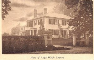 Home of Ralph Waldo Emerson Concord, Massachusetts MA