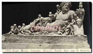 Old Postcard Roma Museo Vaticano Braccio Nuovo Nilo Sphinx