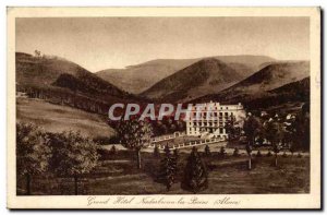 Old Postcard Grand hotel Niederbronn les Bains