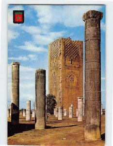 Postcard Hassan Tower Rabat Morocco
