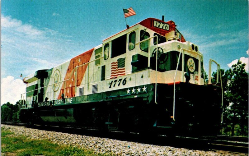 Trains Seaboard Coast Line Locomotive Spirit Of '76