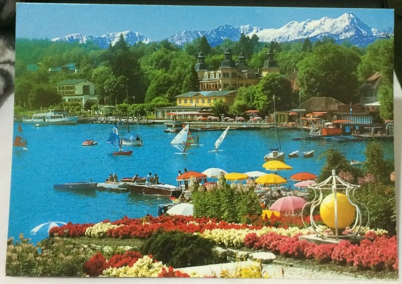 Switzerland Velden am Worther See Schlosshotel gegen Mittagskogel - posted