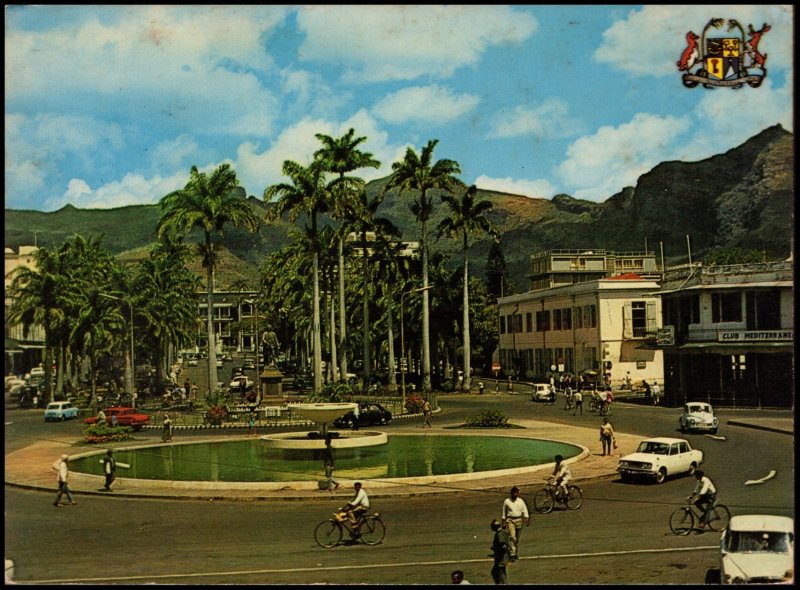 Mauritius post card - Centre ville, Port Louis, 1970's unused