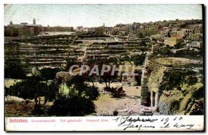 Israel - Bethlehem - Generale view Old Postcard