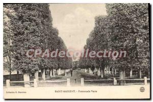 Postcard Old Saint Maixent Green Walk