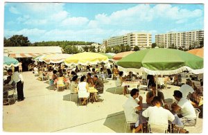 Outdoor Cafe, Concord Hotel, Kiamesha Lake, New York, Used 1964