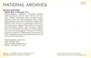 World War I Black History Newark NJ 