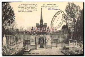 Old Postcard Bazeilles The Crypt or ossuary