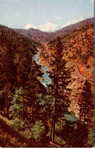 Feather River Canyon California CA Hwy Postcard VTG UNP Vintage Unused Chrome 