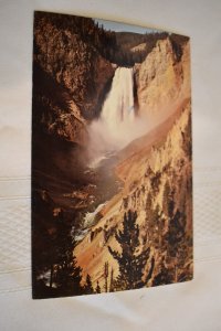 Falls Yellowstone National Park Wyoming Postcard, Photo by Ron and Don Brondz