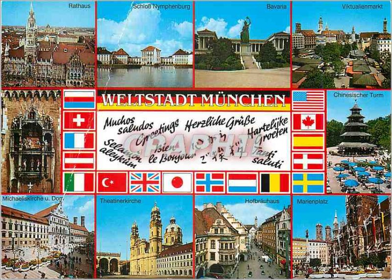 Postcard Modern Munchen Deutschland ist es Zeigen Wir Schon