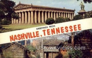 The Parthenon, Centennial park - Nashville, Tennessee TN  