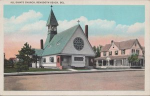 Postcard All Saints Church  Rehoboth Beach Delaware DE