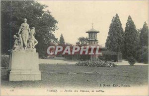 Postcard Old Rennes Jardin des Plantes La Voliere