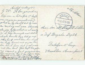 Pre-Linen valentine foreign ROMANTIC COUPLE INSIDE TWO HEARTS J4613