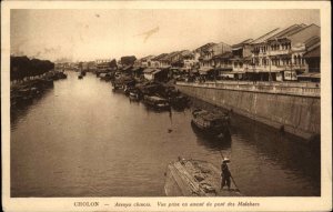 Cholon Vietnam Arroyo Chinois c1915 Postcard