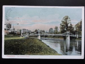 Hereford The Victoria Bridge c1906 Pub by Pictorial Stationary Co