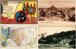 MAURITANIA AFRICAN OCCUPATION 30 CPA AFRIQUE Vintage Postcards 1910-1950 (L3529)