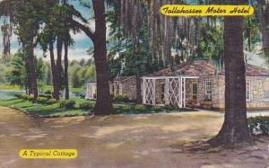 Florida Tallahassee Motor Hotel A Typical Cottage 1954