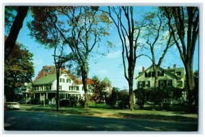 c1960s The Elms Inn Exterior Trees Ridgefield Connecticut CT Unposted Postcard