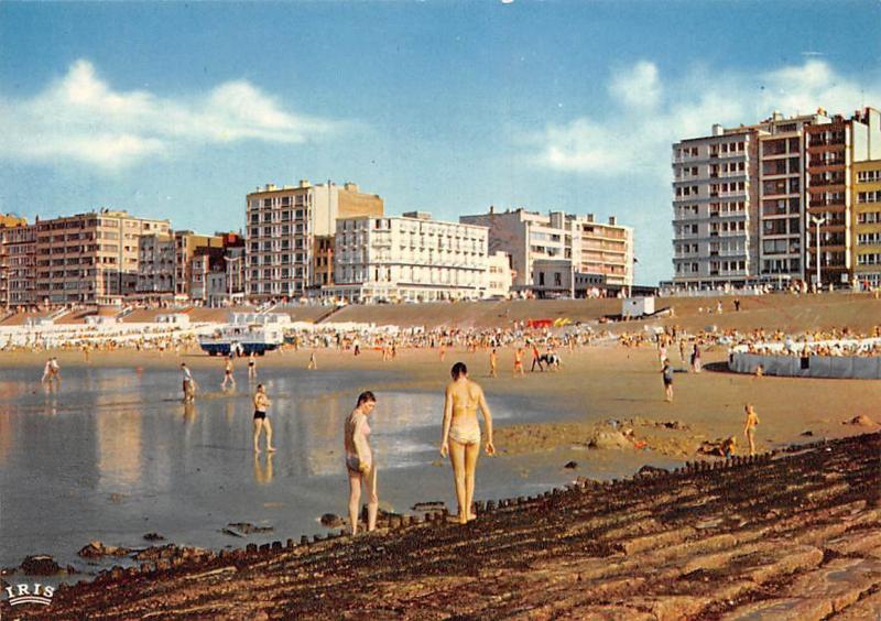 Belgium La Digue Et La Plage Beach Boat Promenade Knokke