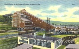 Coal Mining in Anthracite Region, Pennsylvania, USA Unused 