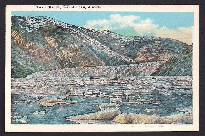 Taku Glacier Juneau Alaska used c1929