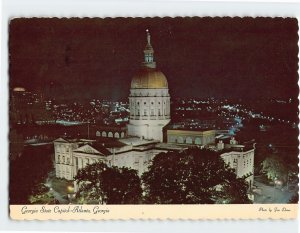 Postcard Georgia State Capitol Atlanta Georgia USA